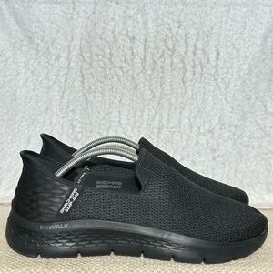Skechers Womens Black SlipIns Relaxed Fit Reggae Fest 2 Liteweight Shoes SZ 12W